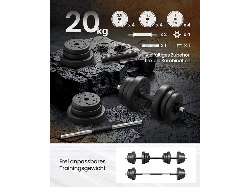 SONGMICS Set manubrio