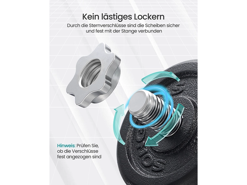 SONGMICS Set haltère