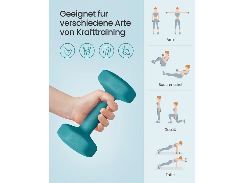 SONGMICS Set haltère