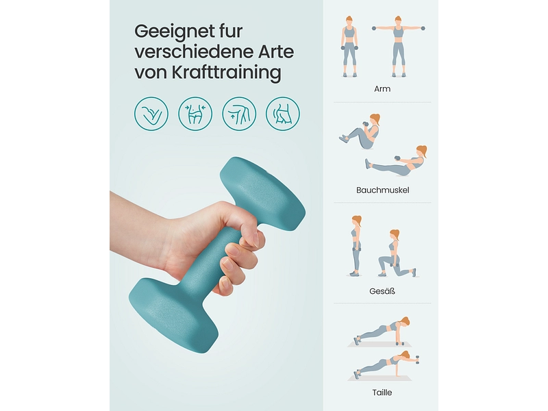 SONGMICS Set haltère