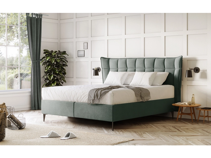 Boxspringbett PALACE grün Boxspringbett PALACE grün