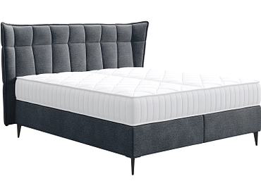 Boxspringbett PALACE dunkelgrau Boxspringbett PALACE dunkelgrau