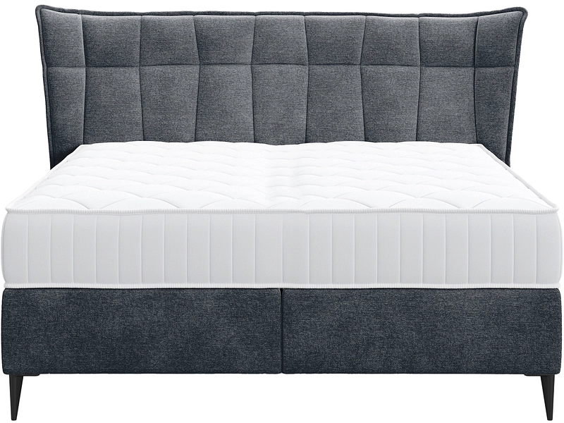 Boxspringbett PALACE dunkelgrau Boxspringbett PALACE dunkelgrau