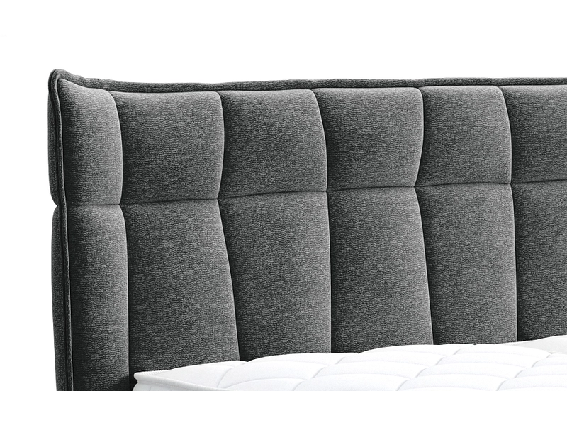 Boxspring PALACE gris anthracite