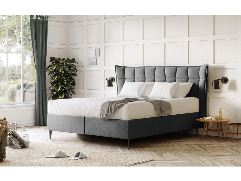 Boxspring PALACE grigio antracite Boxspring PALACE grigio antracite