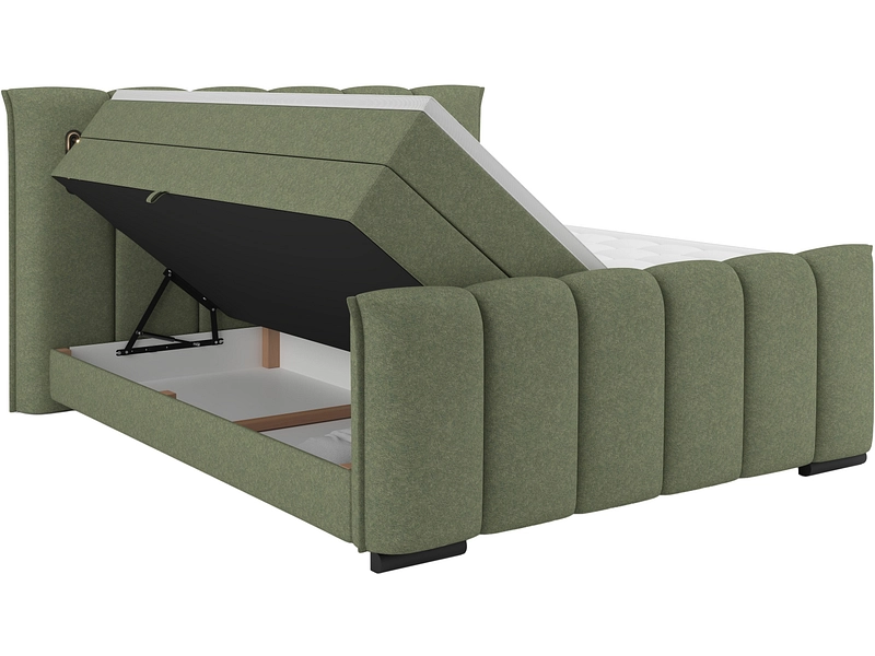 Boxspring ELYSIA verde scuro