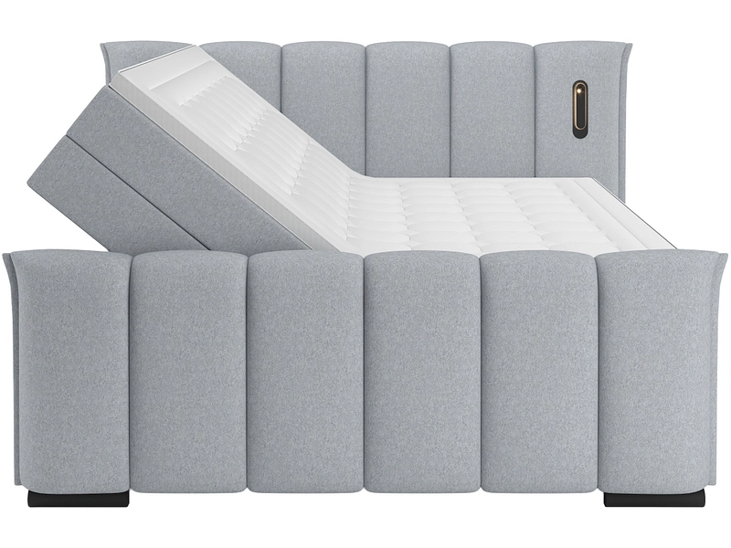Boxspringbett ELYSIA beton grau