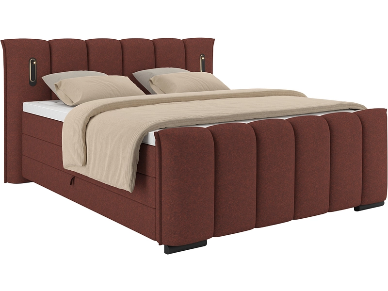 Boxspringbett ELYSIA rot Boxspringbett ELYSIA rot