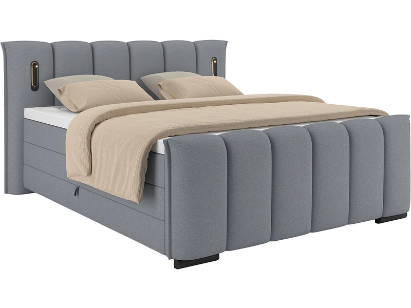 Boxspringbett ELYSIA grafit Boxspringbett ELYSIA grafit
