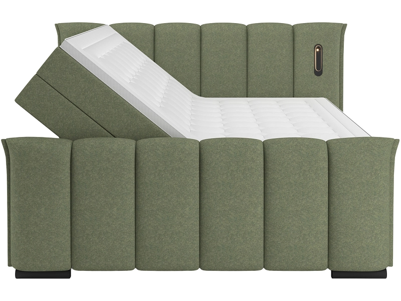 Boxspringbett ELYSIA dunkelgrün