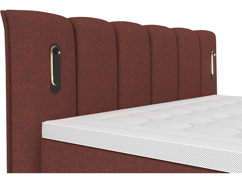Boxspringbett ELYSIA rot Boxspringbett ELYSIA rot