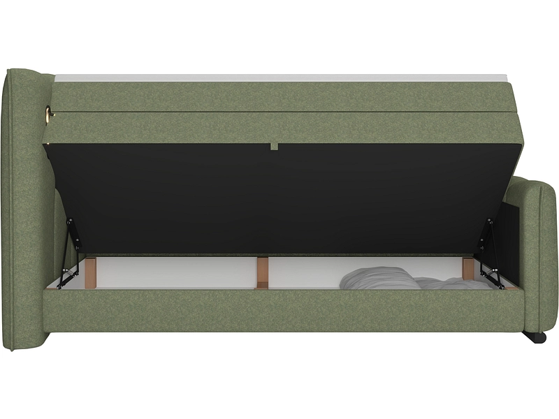 Boxspring ELYSIA verde scuro