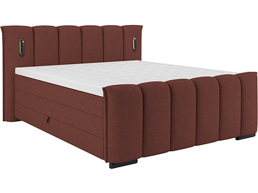 Boxspringbett ELYSIA rot