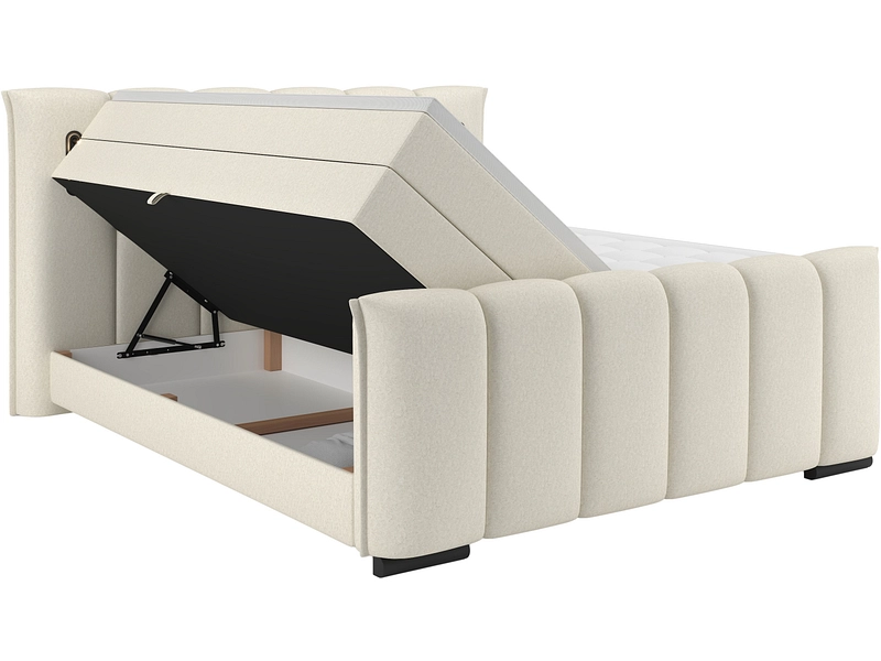 Boxspringbett ELYSIA beige