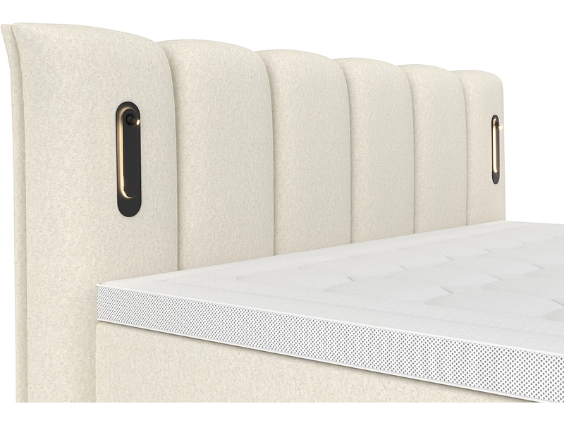 Boxspringbett ELYSIA beige