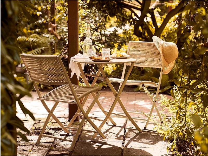 Set table et chaises de jardin ARCAS