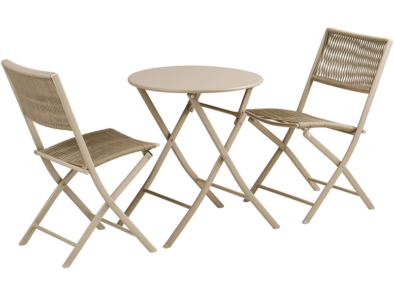 Set table et chaises de jardin ARCAS