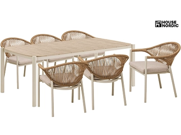 Set tavolo e sedie da giardino ABELA