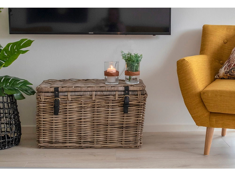 Boîte de rangement DEPOK béton gris