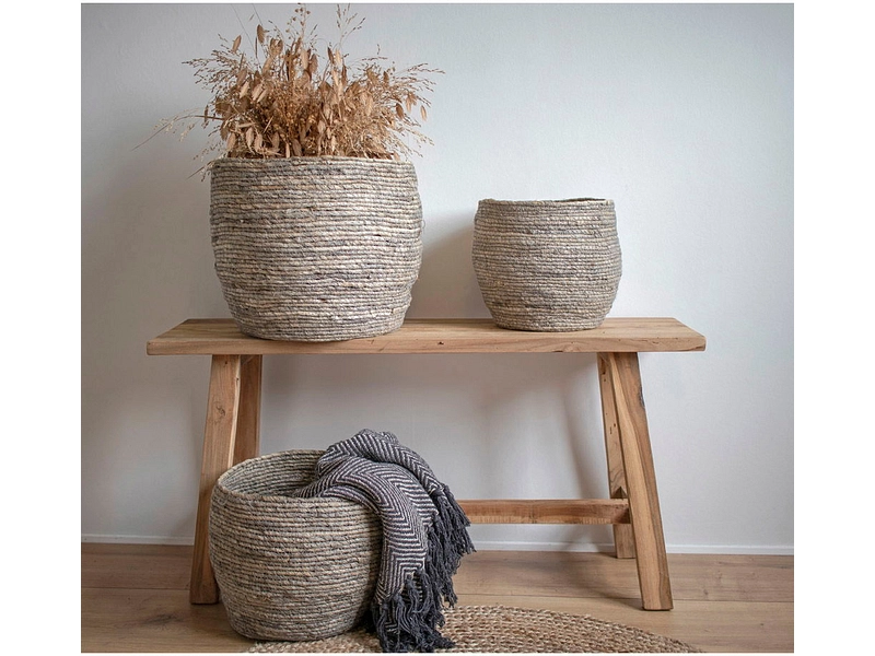 Set mit 3 Aufbewahrungsboxen TIVOLI beton grau