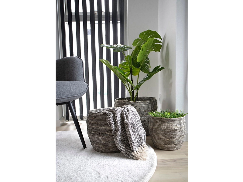 Set mit 3 Aufbewahrungsboxen TIVOLI beton grau