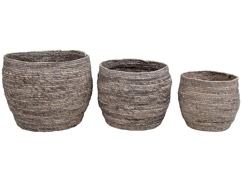 Set mit 3 Aufbewahrungsboxen TIVOLI beton grau