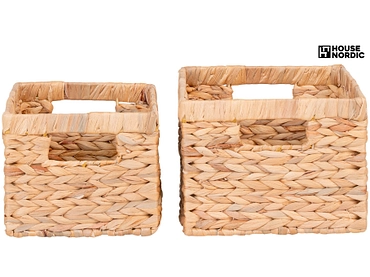 Set mit 2 Aufbewahrungsboxen PASSO natürliches holz