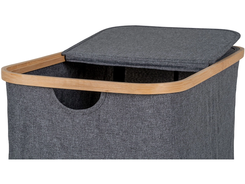HOUSE NORDIC Wäschekorb NOTO dunkelgrau