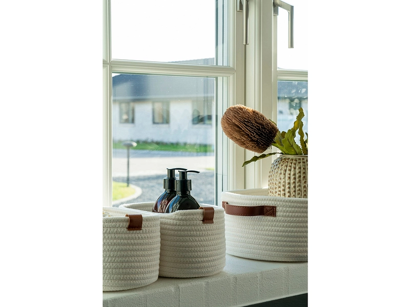 Set mit 3 Aufbewahrungsboxen JARANA weiss