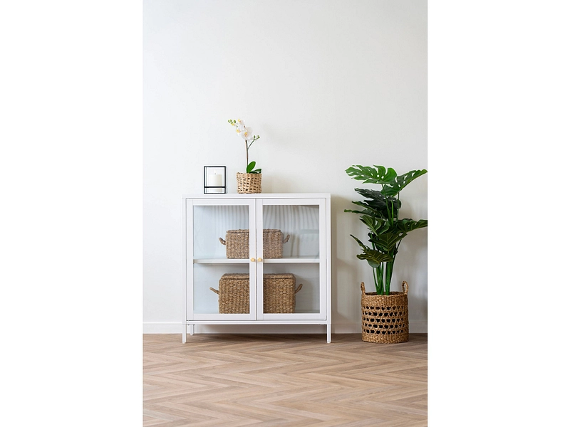 Set mit 2 Aufbewahrungsboxen BOGRA natürliches holz