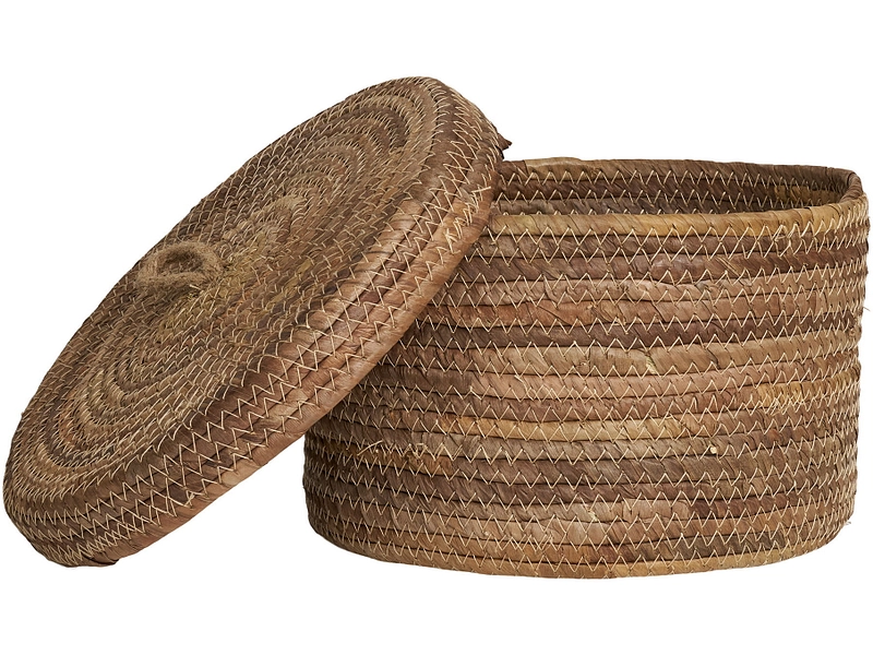 Set mit 2 Aufbewahrungsboxen DESIO natürliches holz