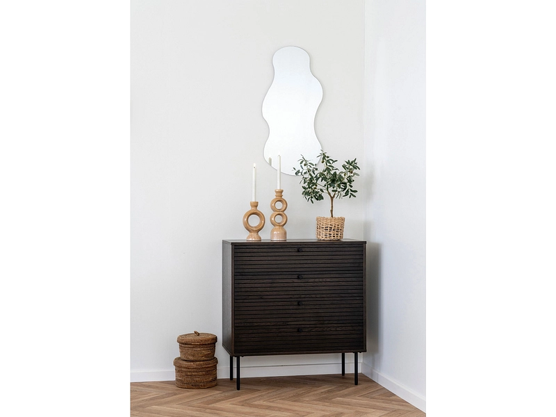 Set mit 2 Aufbewahrungsboxen DESIO natürliches holz