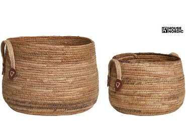 Set mit 2 Aufbewahrungsboxen AROSTA natürliches holz