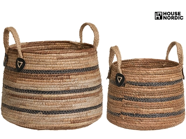 Set mit 2 Aufbewahrungsboxen ERBA natürliches holz