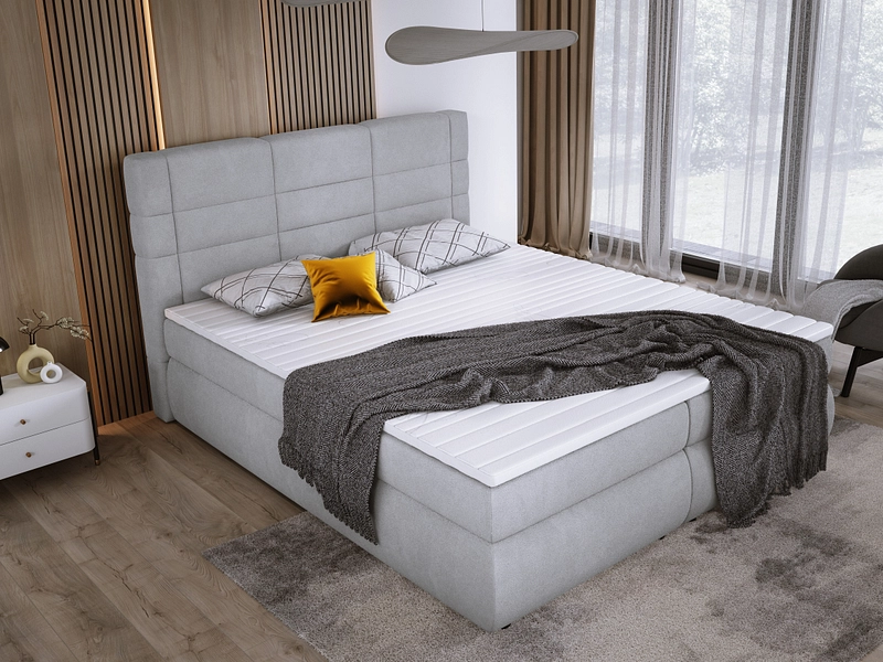 Boxspring LARGO gris