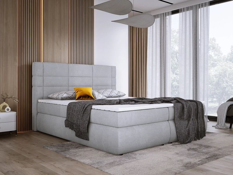 Boxspring LARGO gris