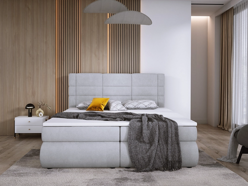 Boxspring LARGO gris
