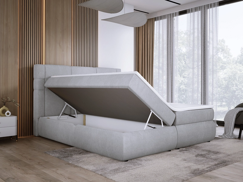 Boxspring LARGO gris