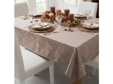 Nappe LENA polyester rose clair