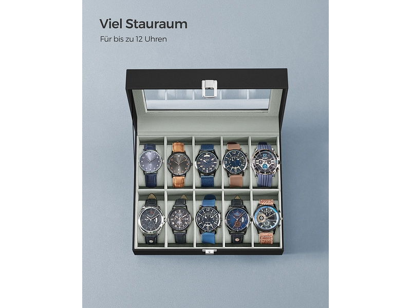 Uhrenschachtel WATCH schwarz Uhrenschachtel WATCH schwarz