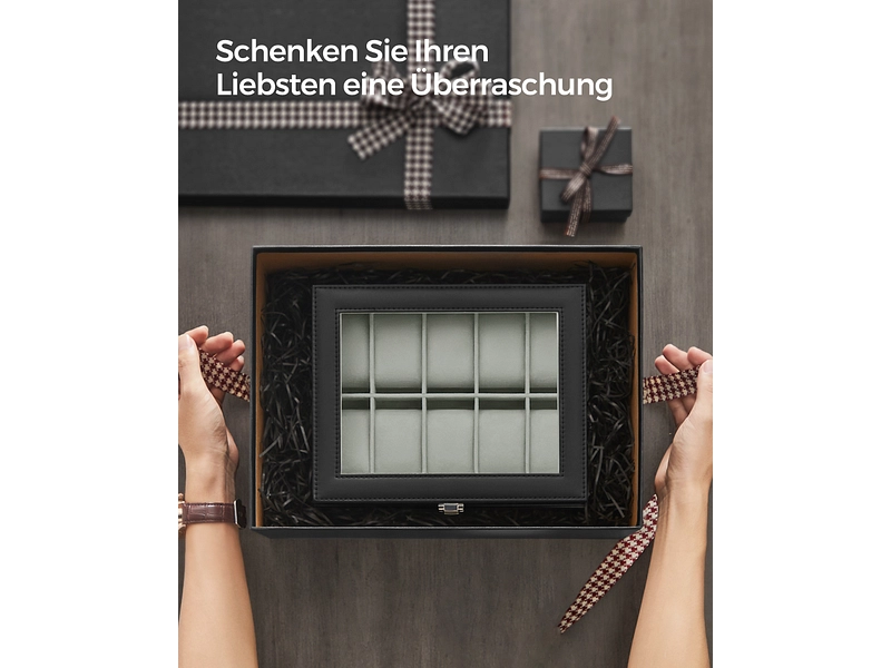 Uhrenschachtel WATCH schwarz Uhrenschachtel WATCH schwarz