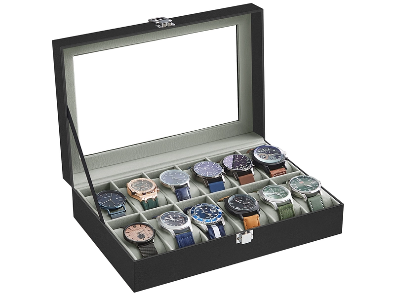 Uhrenschachtel WATCH schwarz Uhrenschachtel WATCH schwarz