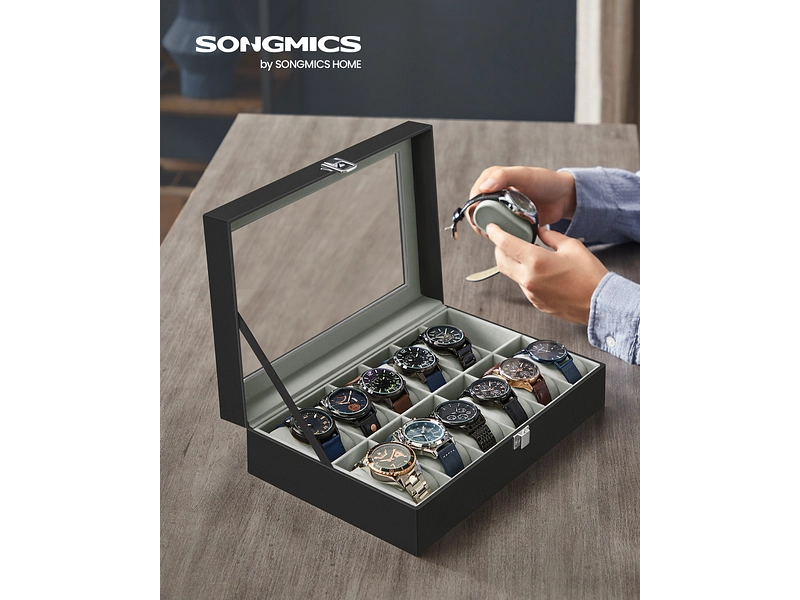 Uhrenschachtel WATCH schwarz Uhrenschachtel WATCH schwarz