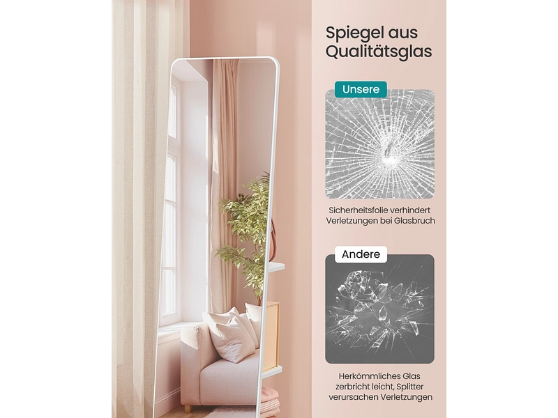 Spiegel mit Ablage rechteck SONGMICS ALEXIA