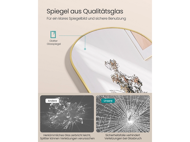 Psyche-Spiegel SONGMICS ROMY