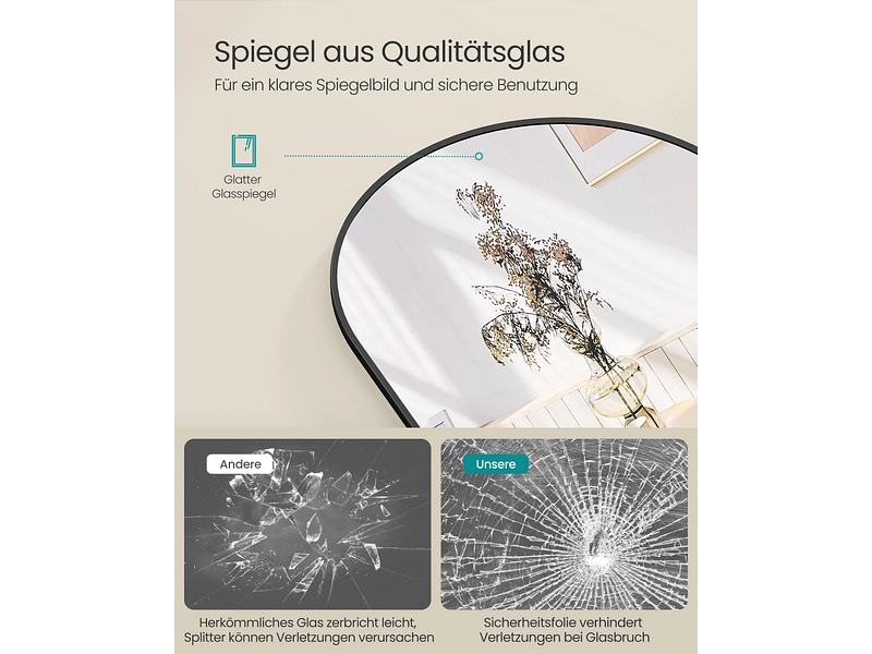 Psyche-Spiegel SONGMICS ROMY