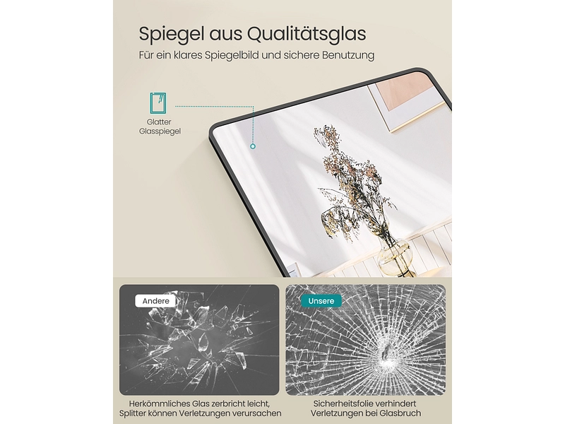 Türspiegel rechteck SONGMICS PORTA