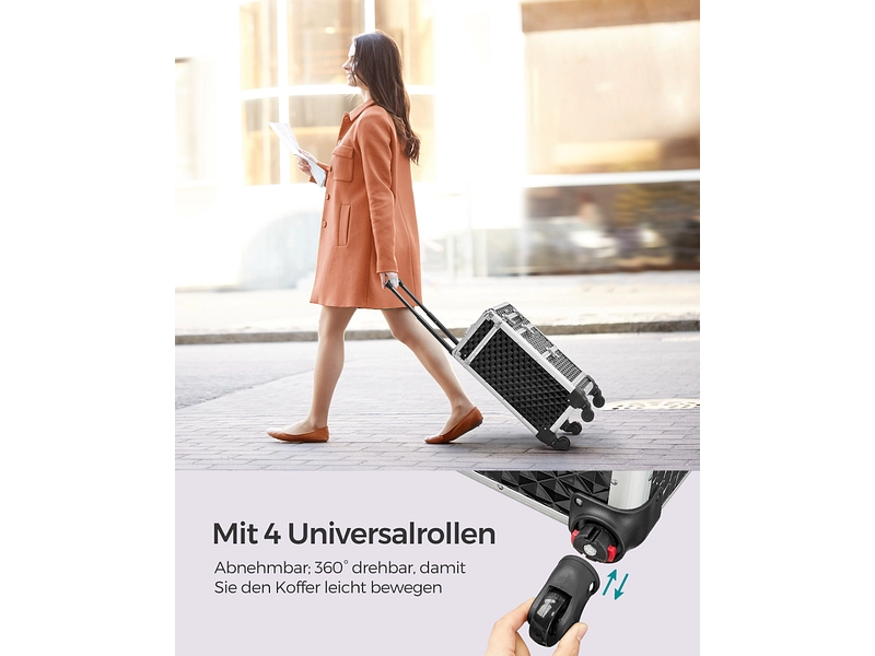 Kosmetikkoffer PRO schwarz