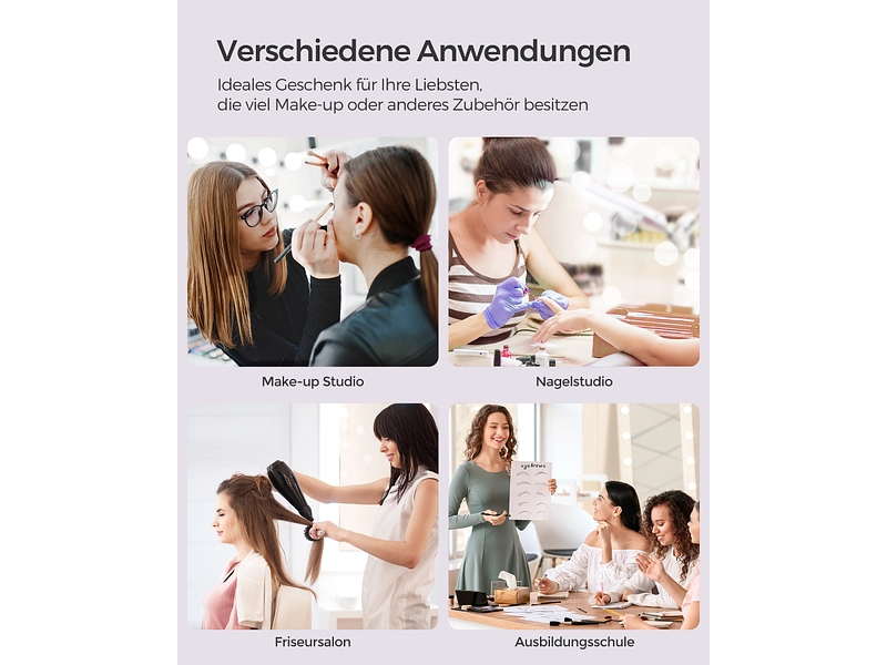 Kosmetikkoffer PRO schwarz