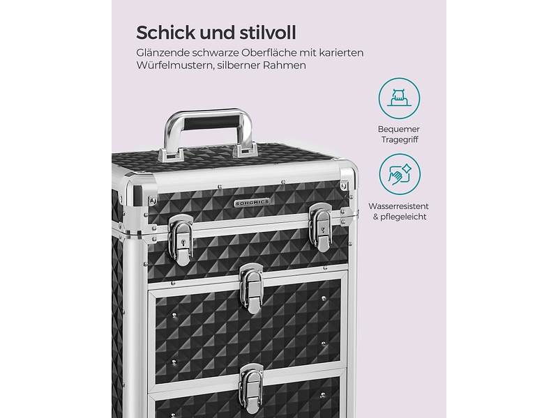 Kosmetikkoffer PRO schwarz